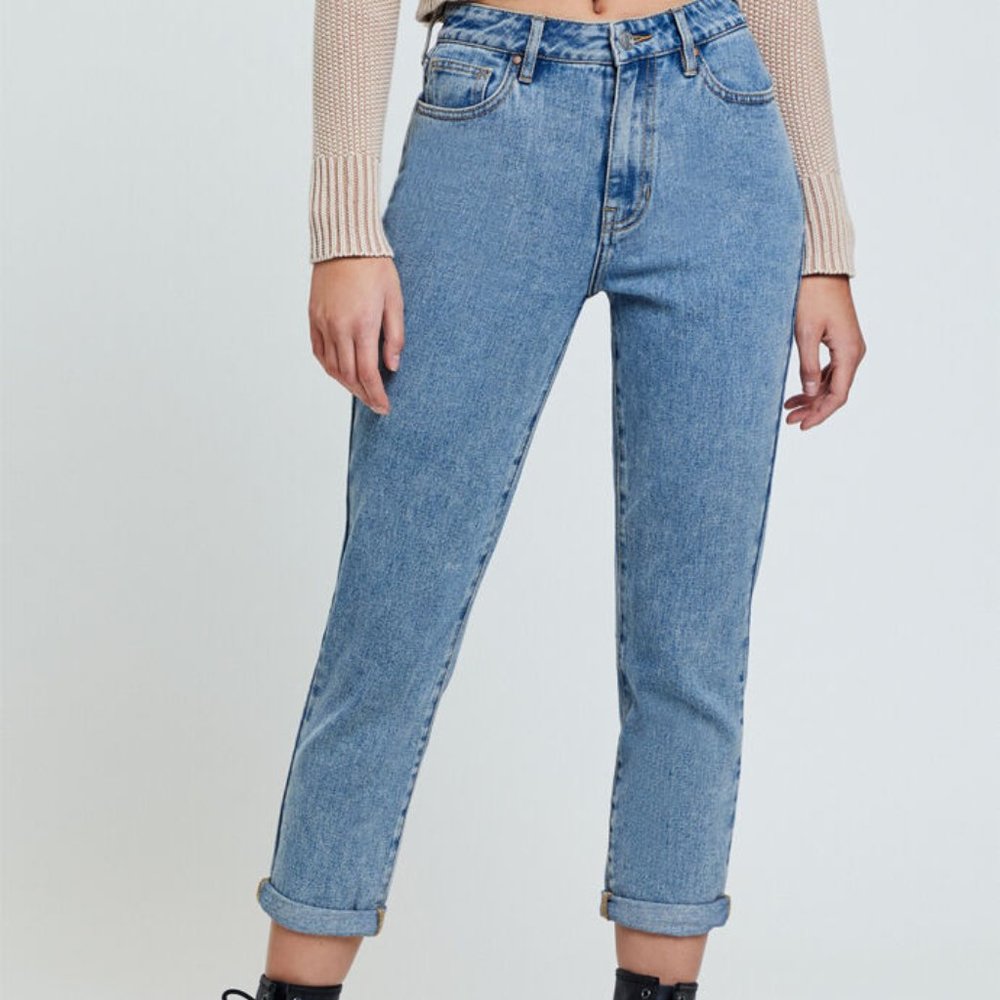 PACSUN Mom Jeans Size 30 Medium Wash